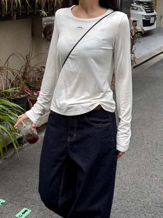 フィットシルエットロングスリーブTシャツ TM-005