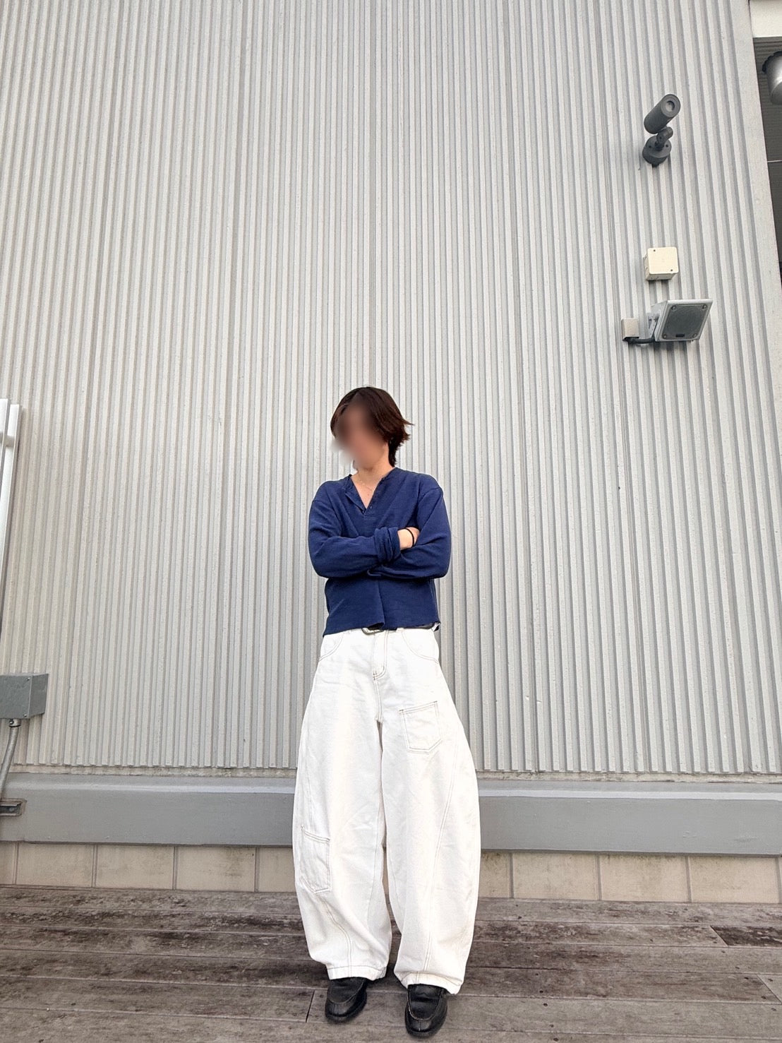 ワークステッチ バルーンシルエットパンツ　PP003