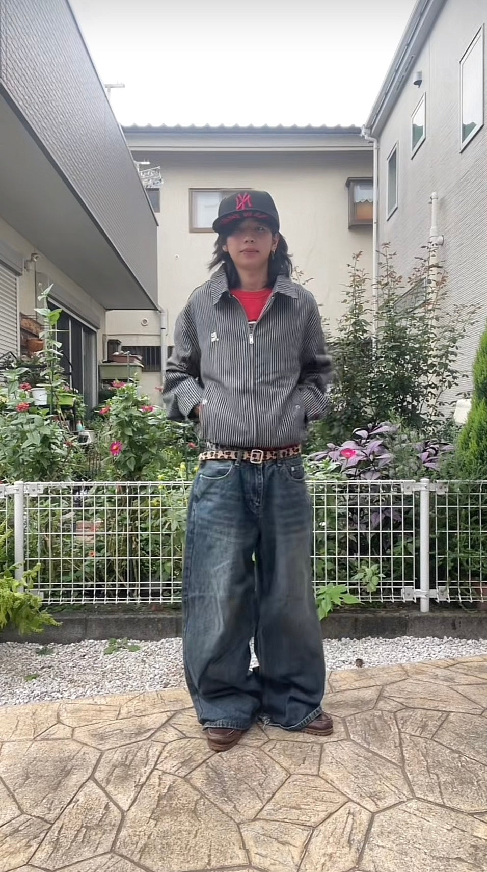 ピンストライプライトジャケット　MEN-003