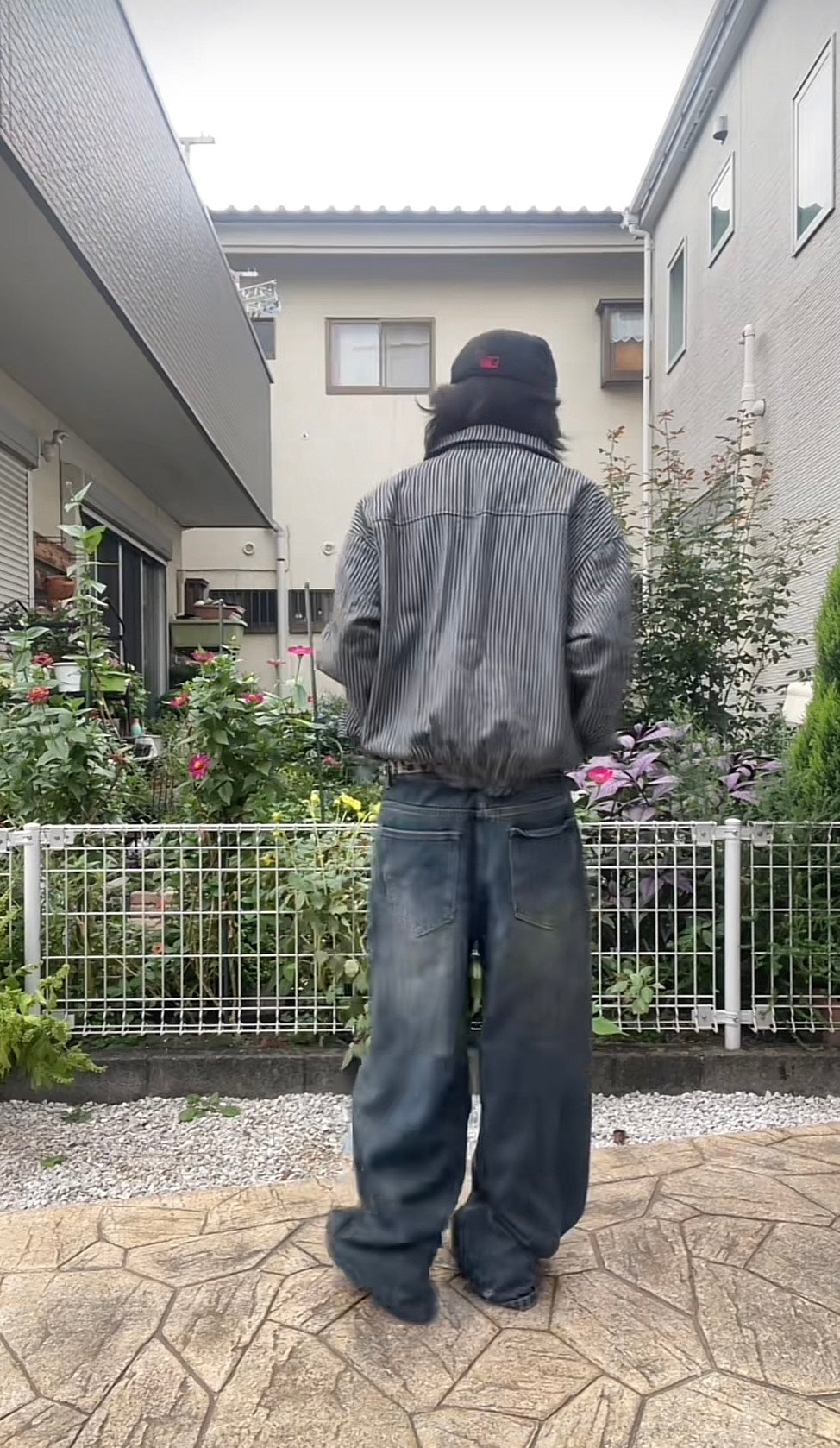 ピンストライプライトジャケット　MEN-003