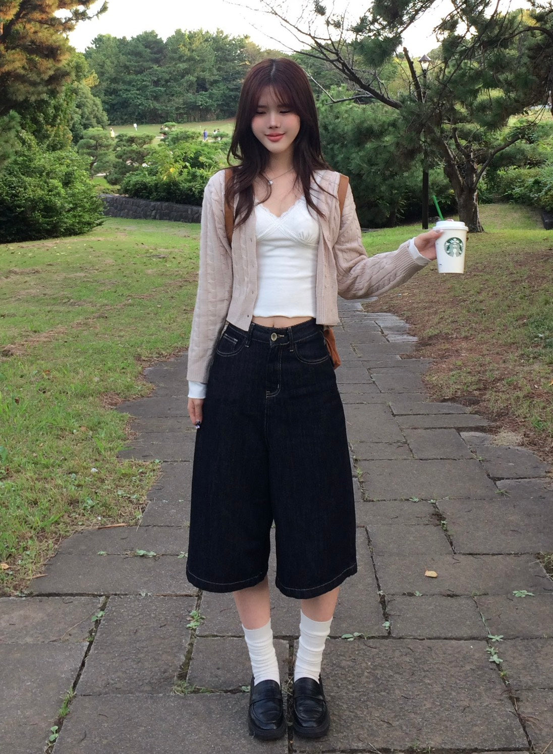 Aライン7分丈ハーフパンツ BC004