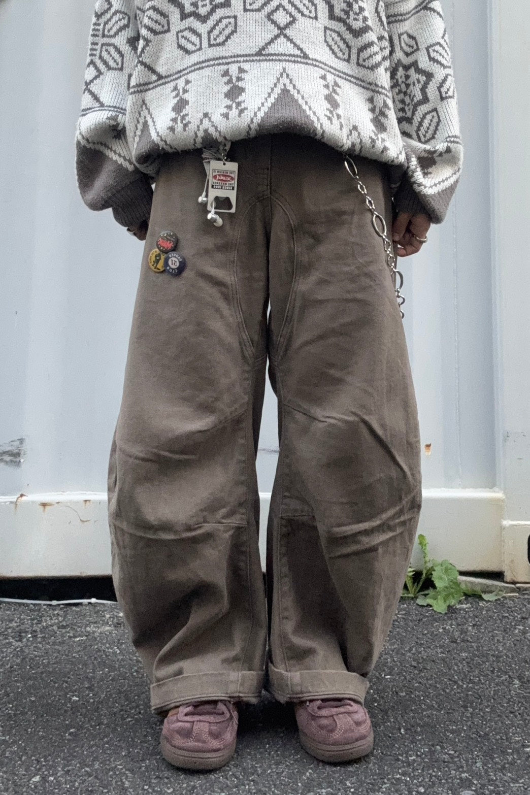 マラードトーンワイドワークパンツ EA005