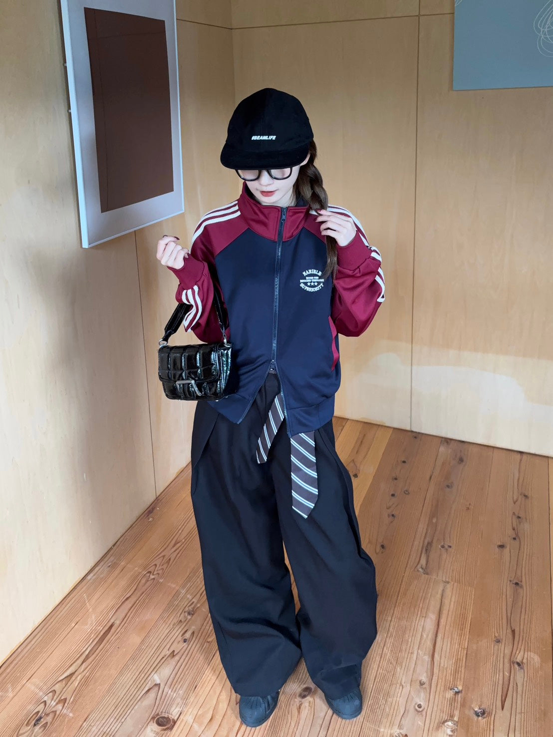 ヴィンテージライントラックショートブルゾン SCK-024