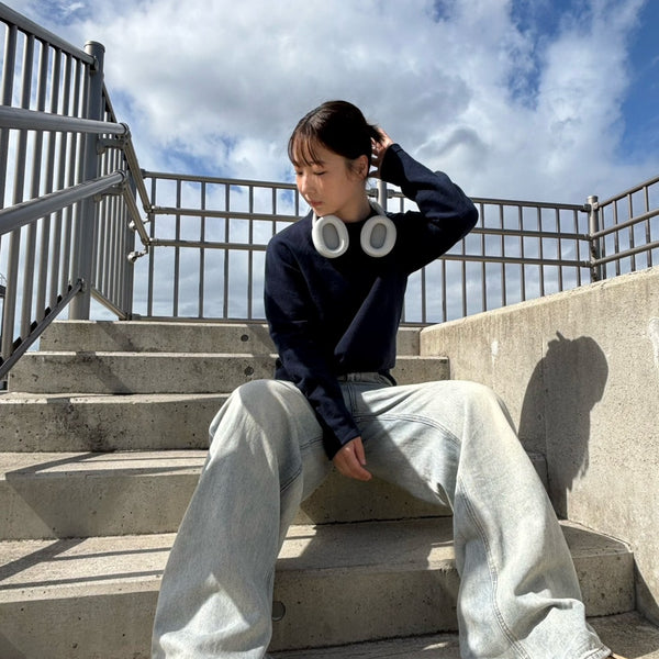 バルーンシルエットカーブデニム KA005