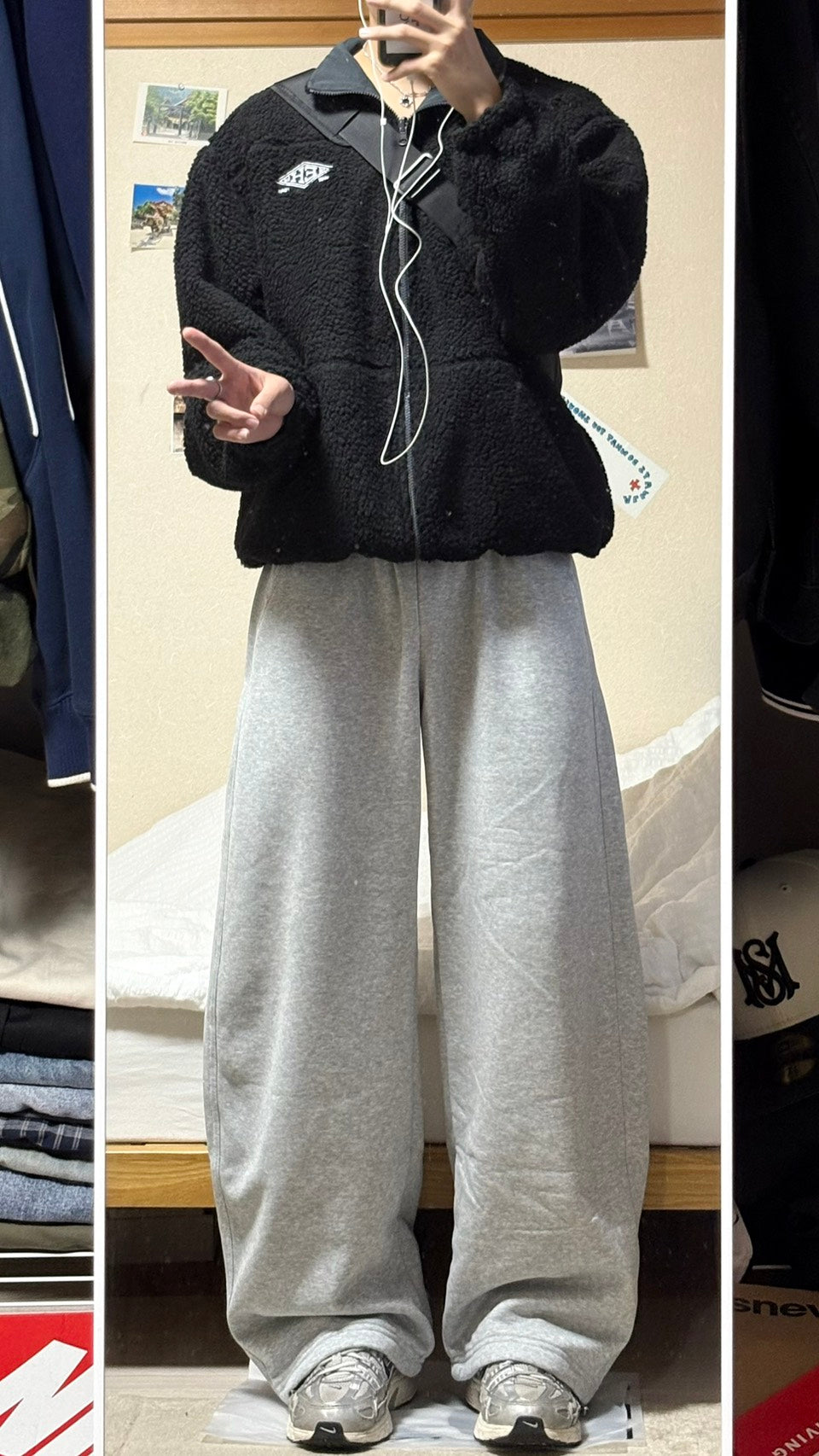 ドローコード付きバルーンスウェットパンツ HR009