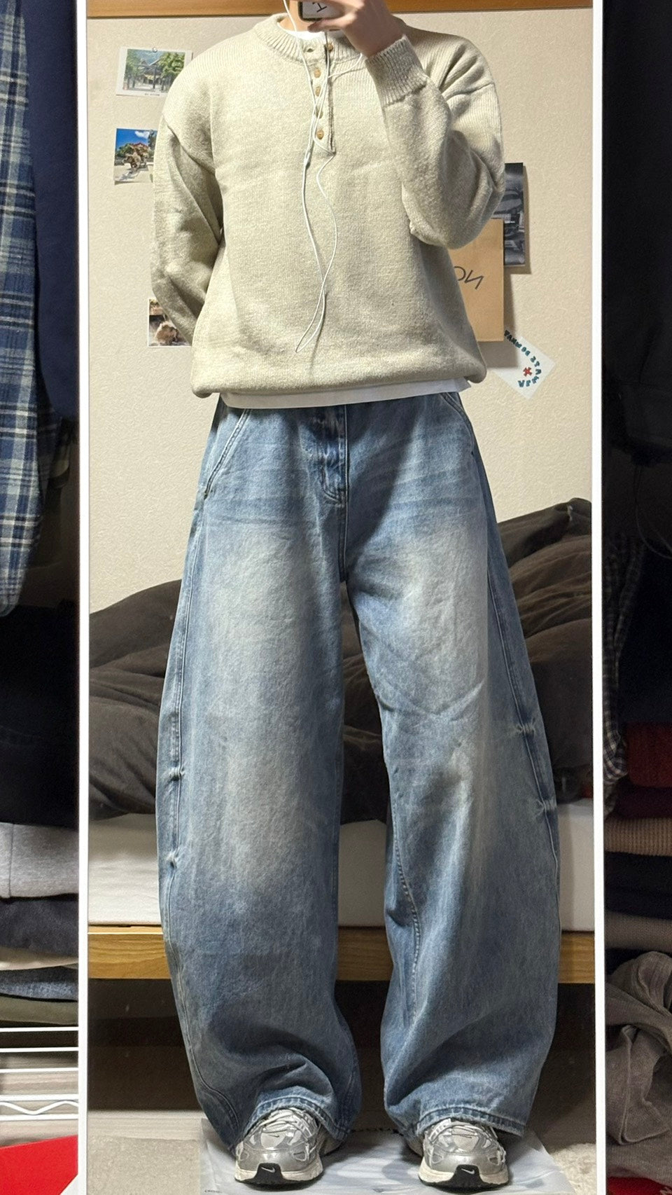 ミニヘンリーネックニットプルオーバー　HR-014