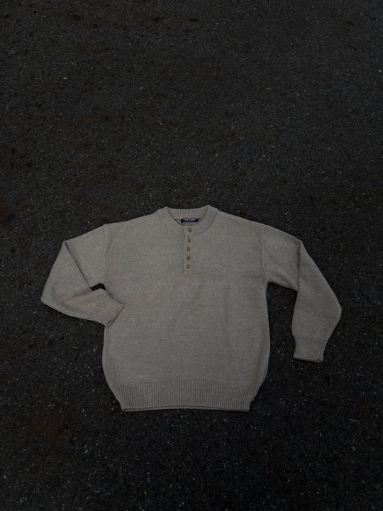 ミニヘンリーネックニットプルオーバー　HR-014