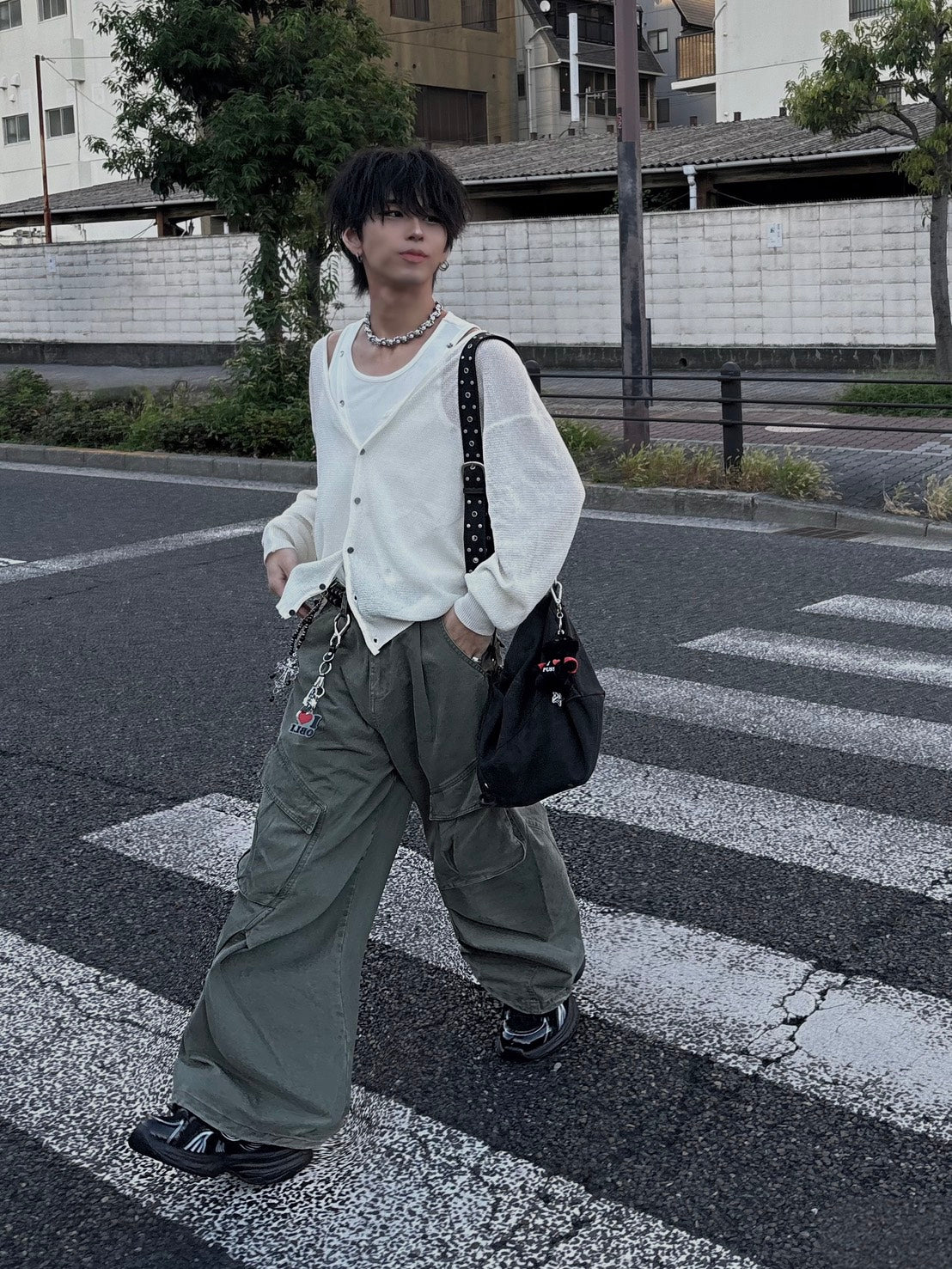 リュームソール厚底ダッドスニーカー KES-005