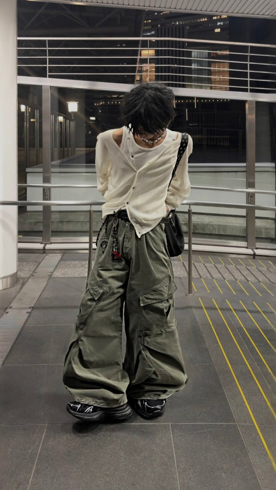 リュームソール厚底ダッドスニーカー KES-005