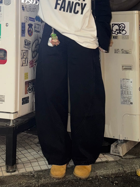 ブラッククリーンフィットカーブデニム LXY-002