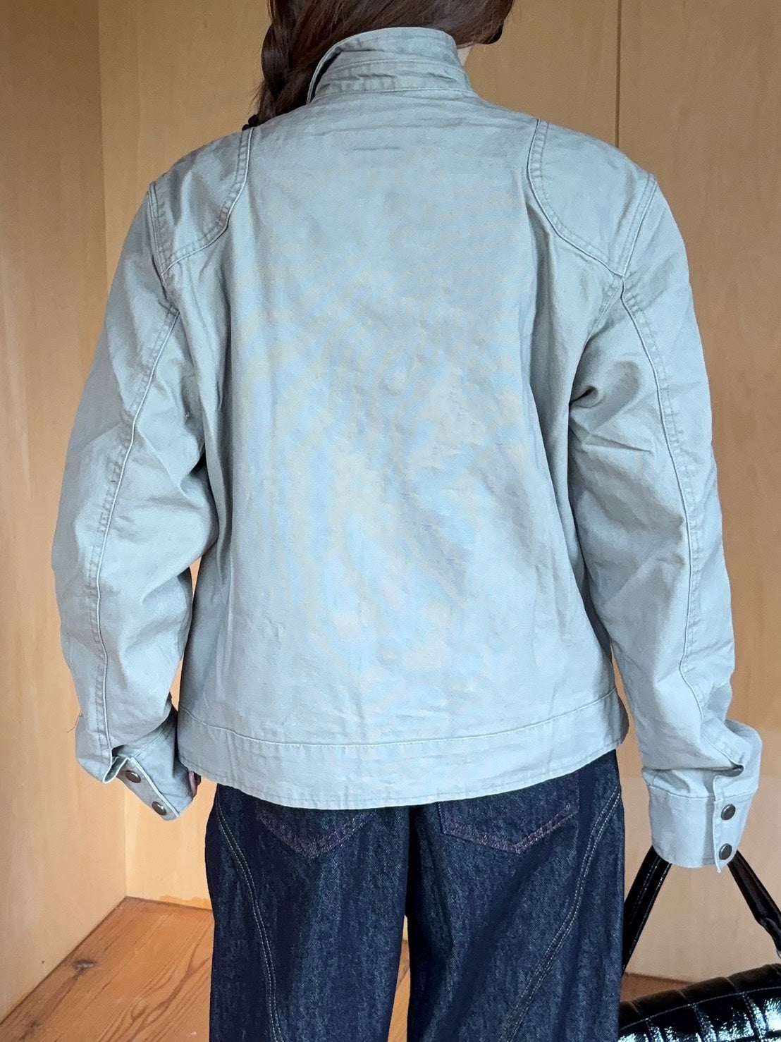 ウォッシュドツイルファイヤーマンブルゾン　SCK-033