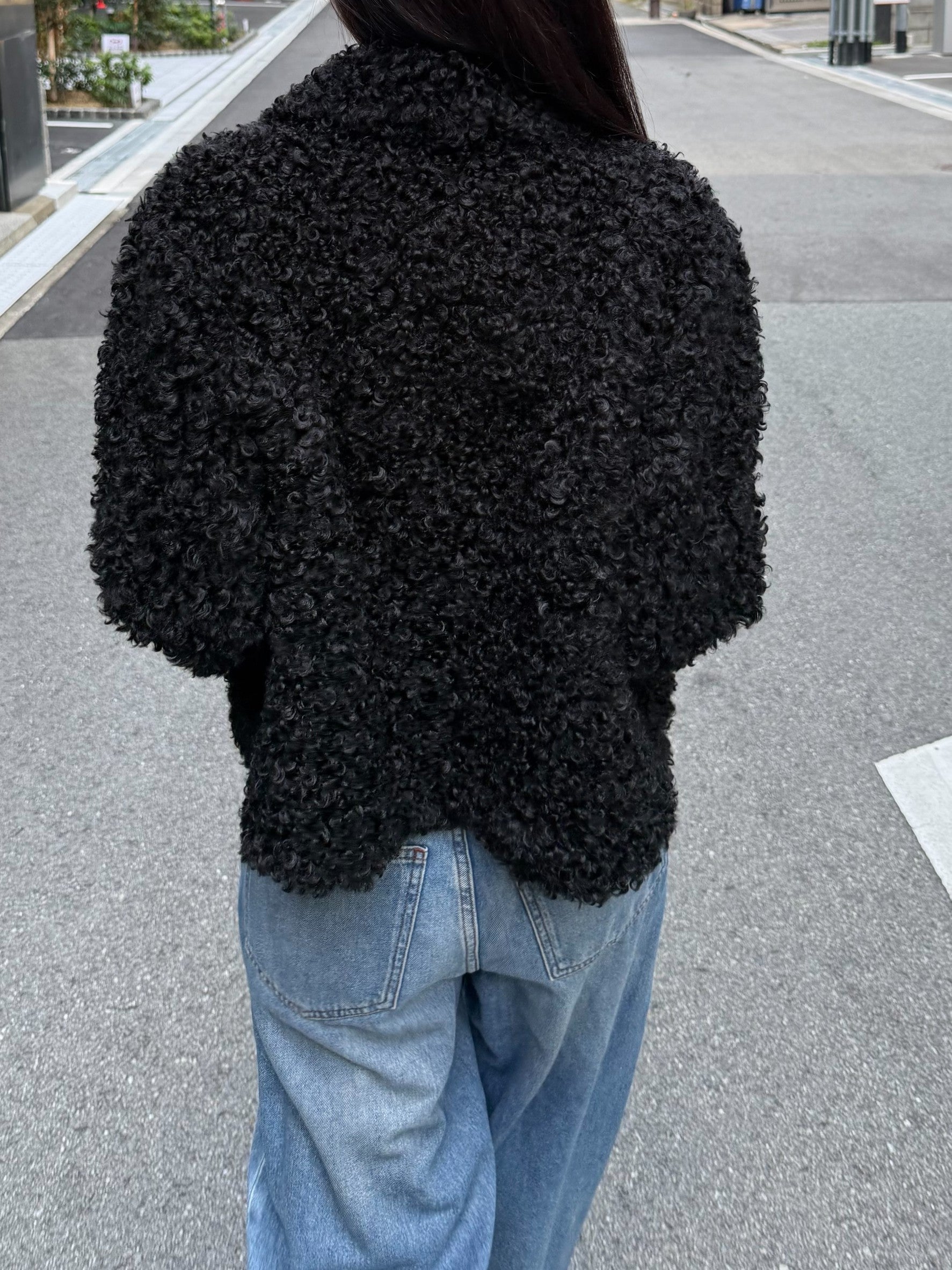 ボアトグルショートジャケット／モードブラック TM-011