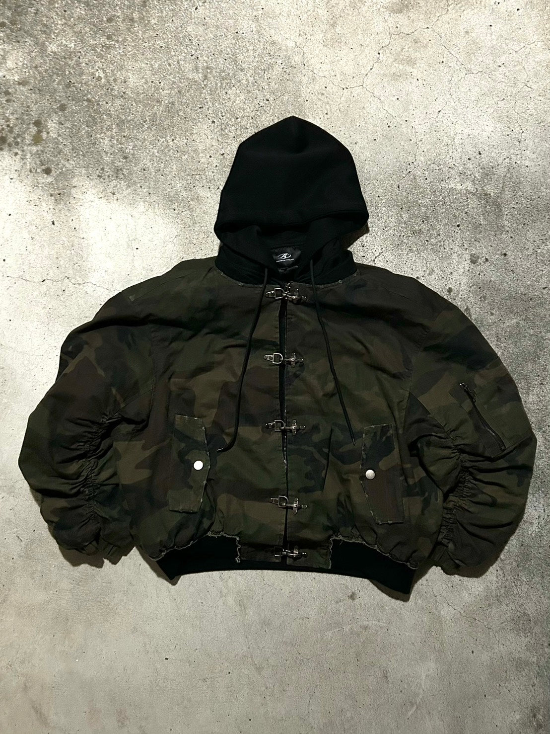 中綿入りカモフラファイヤーマンジャケット　LLS-015