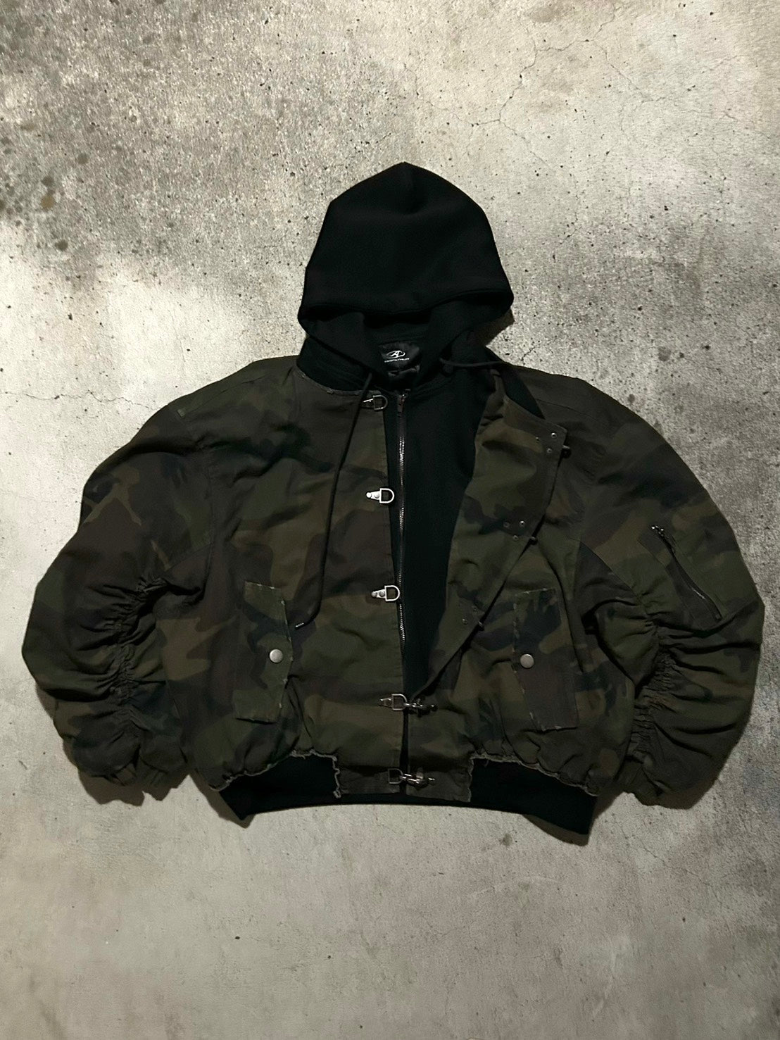 中綿入りカモフラファイヤーマンジャケット　LLS-015