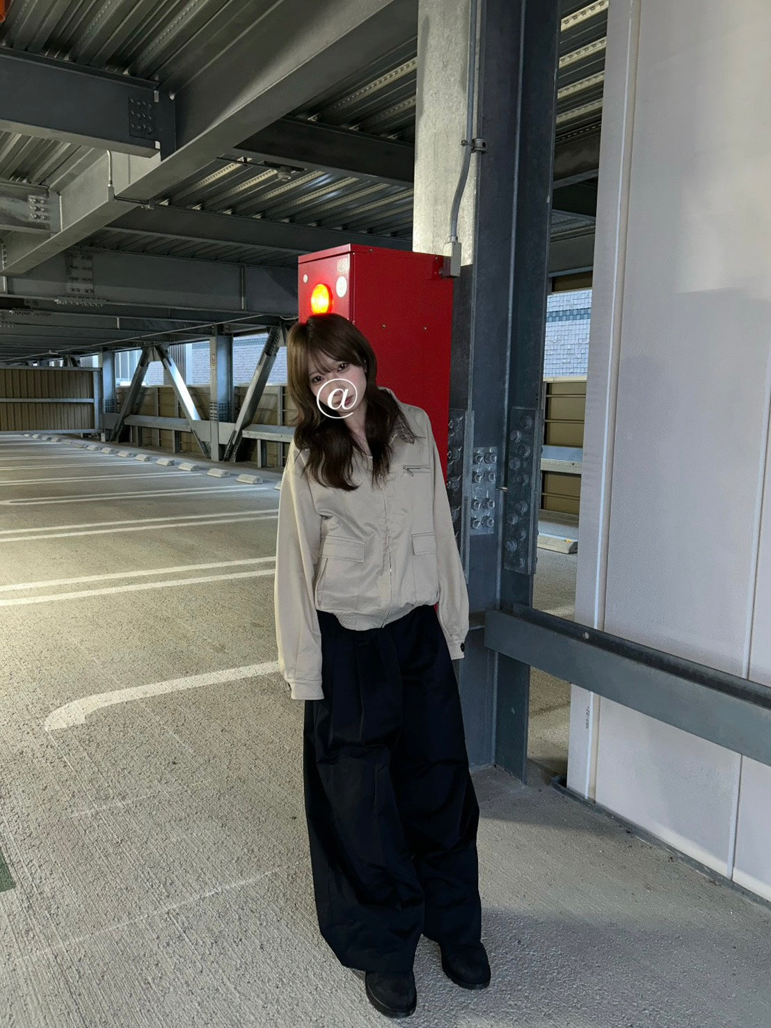 リバーシブルチェックハリントンジャケット　LLS-016