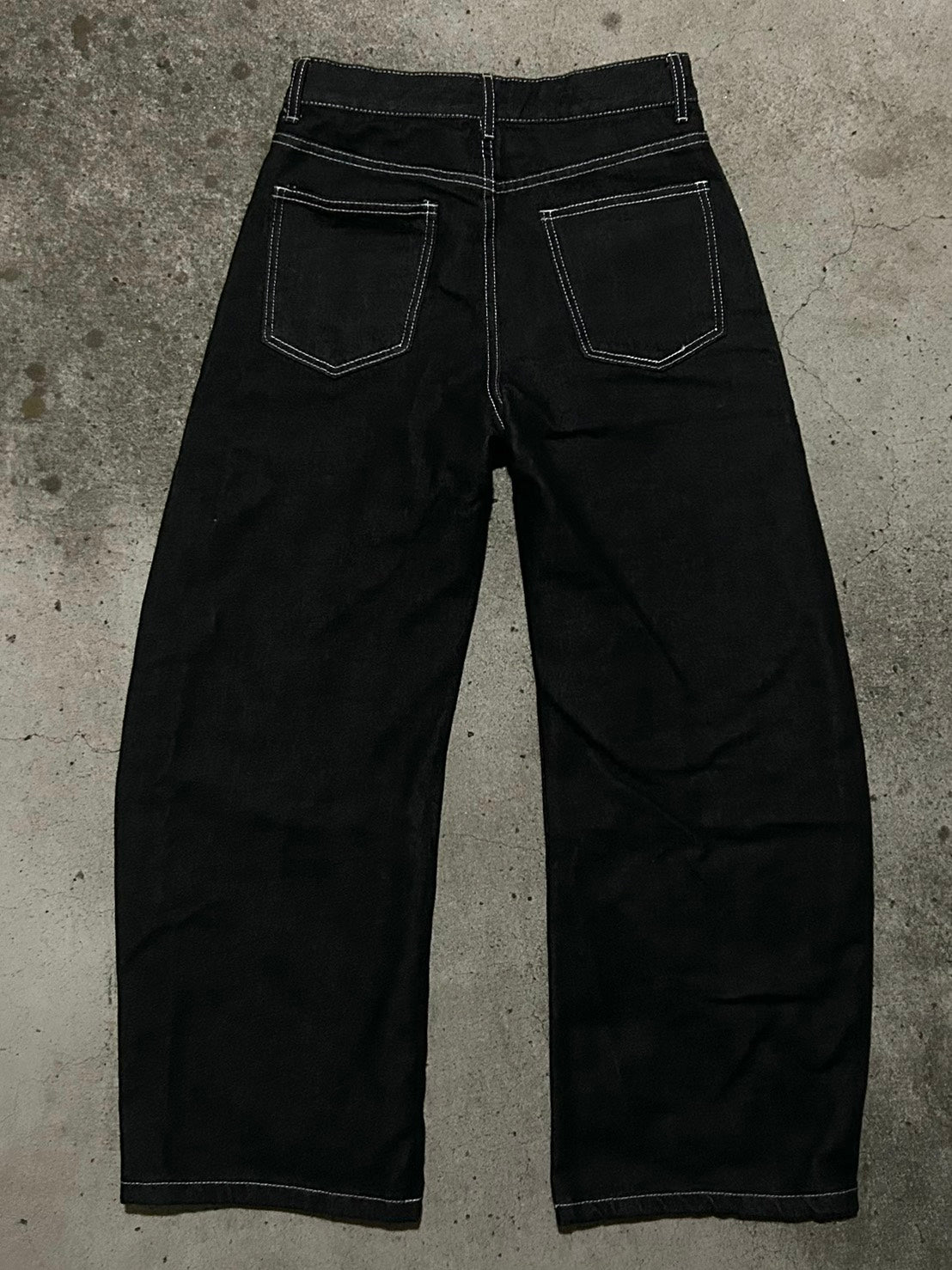 ステッチラインボタンフライカーブデニム LLS-018