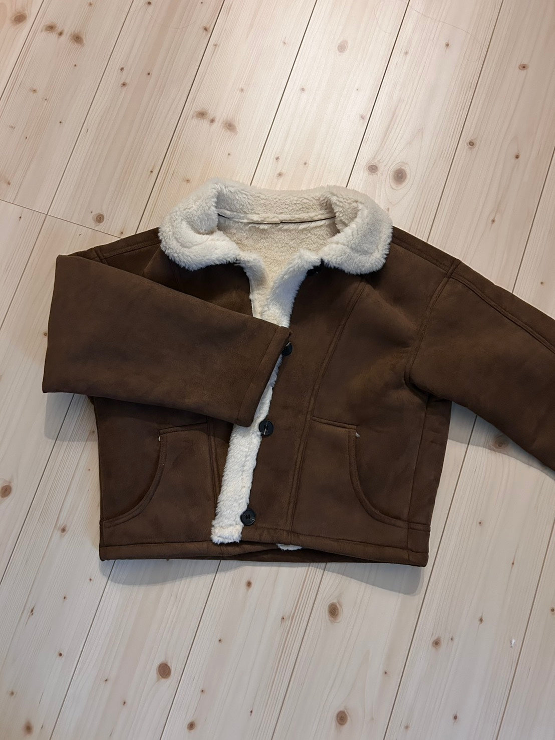 ボアムートン切替ショートアウター　OT-028