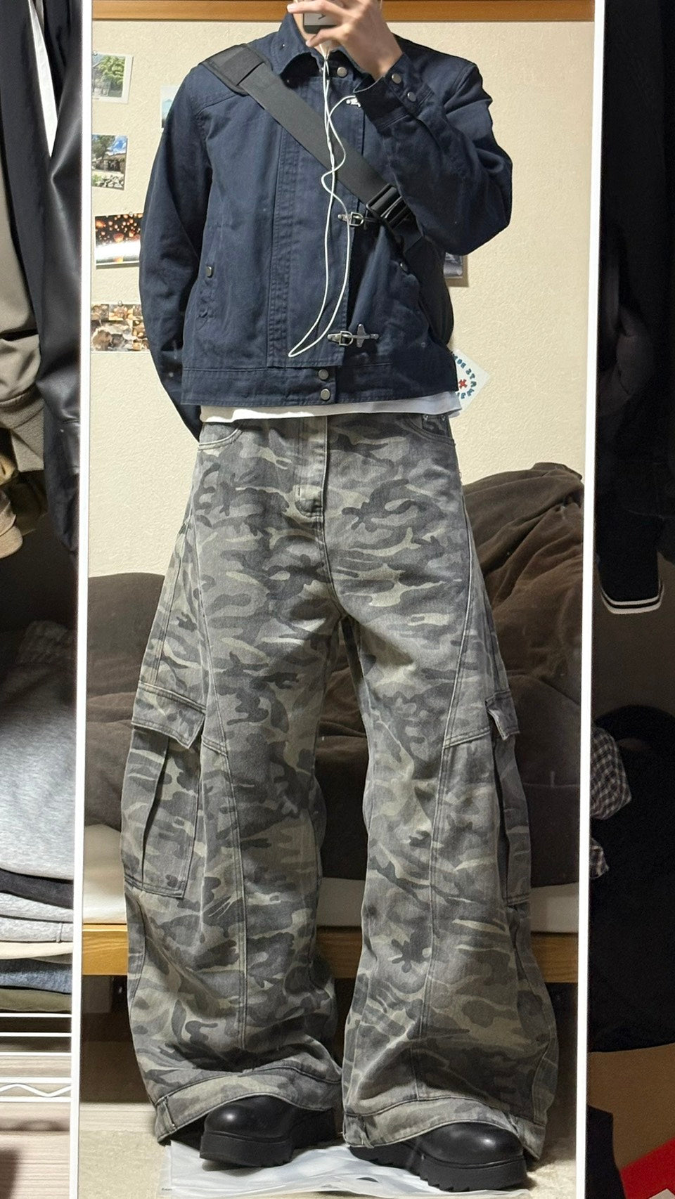 メタルトグルショートワークジャケット HR-016