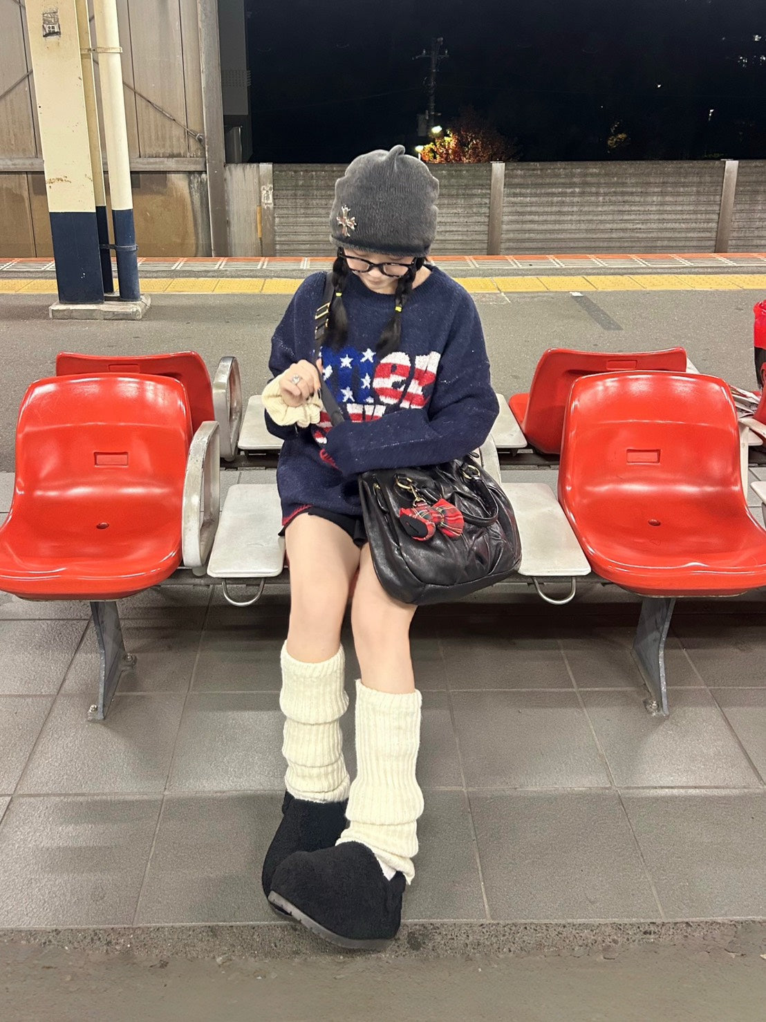 星条旗ライクニットプルオーバー MI-032