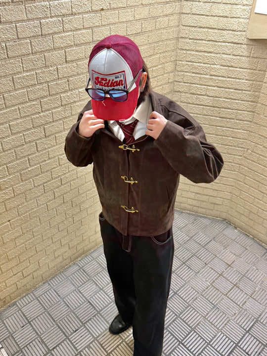 メタルトグルスエードブルゾン　PP005