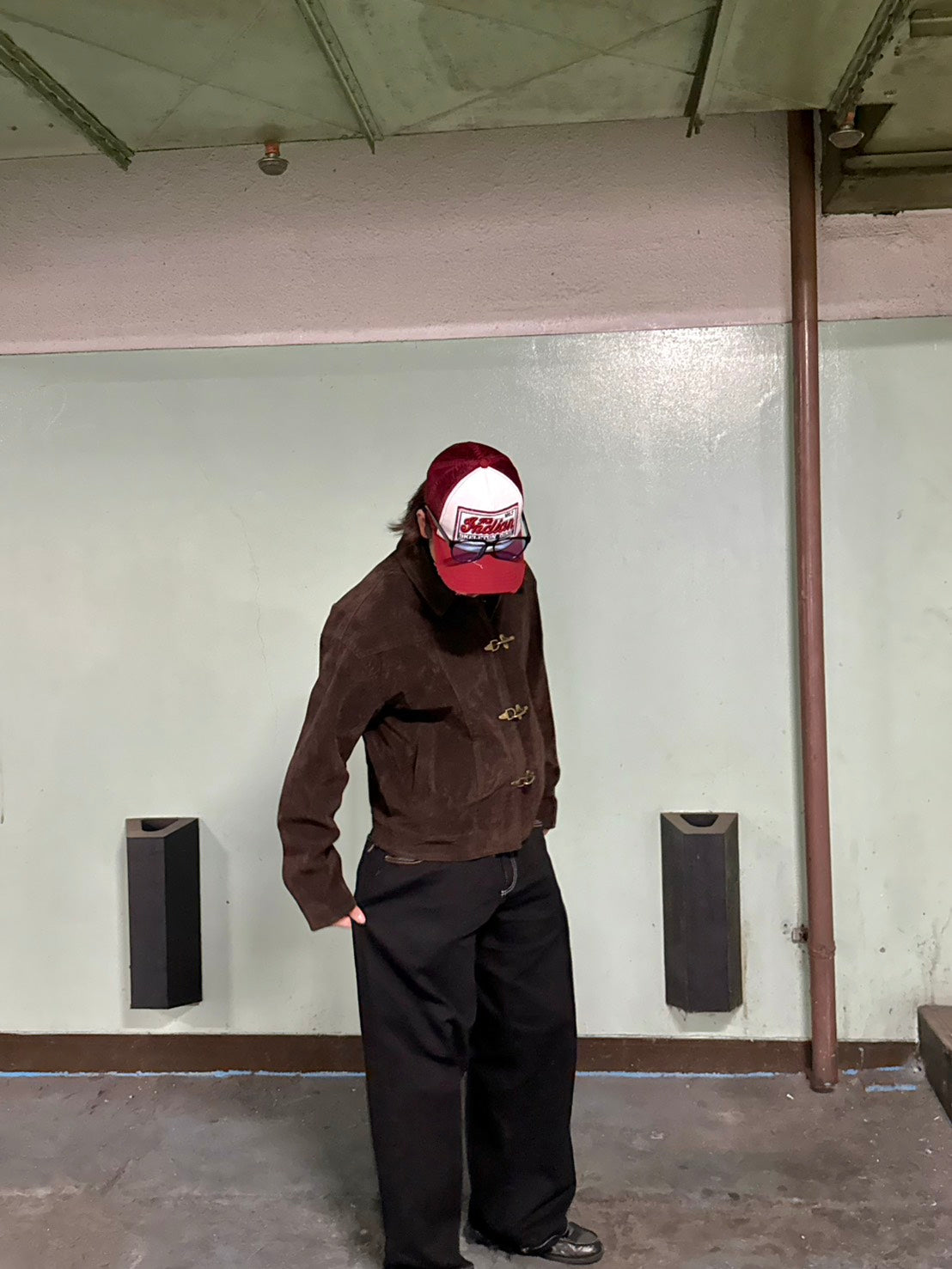 メタルトグルスエードブルゾン　PP005