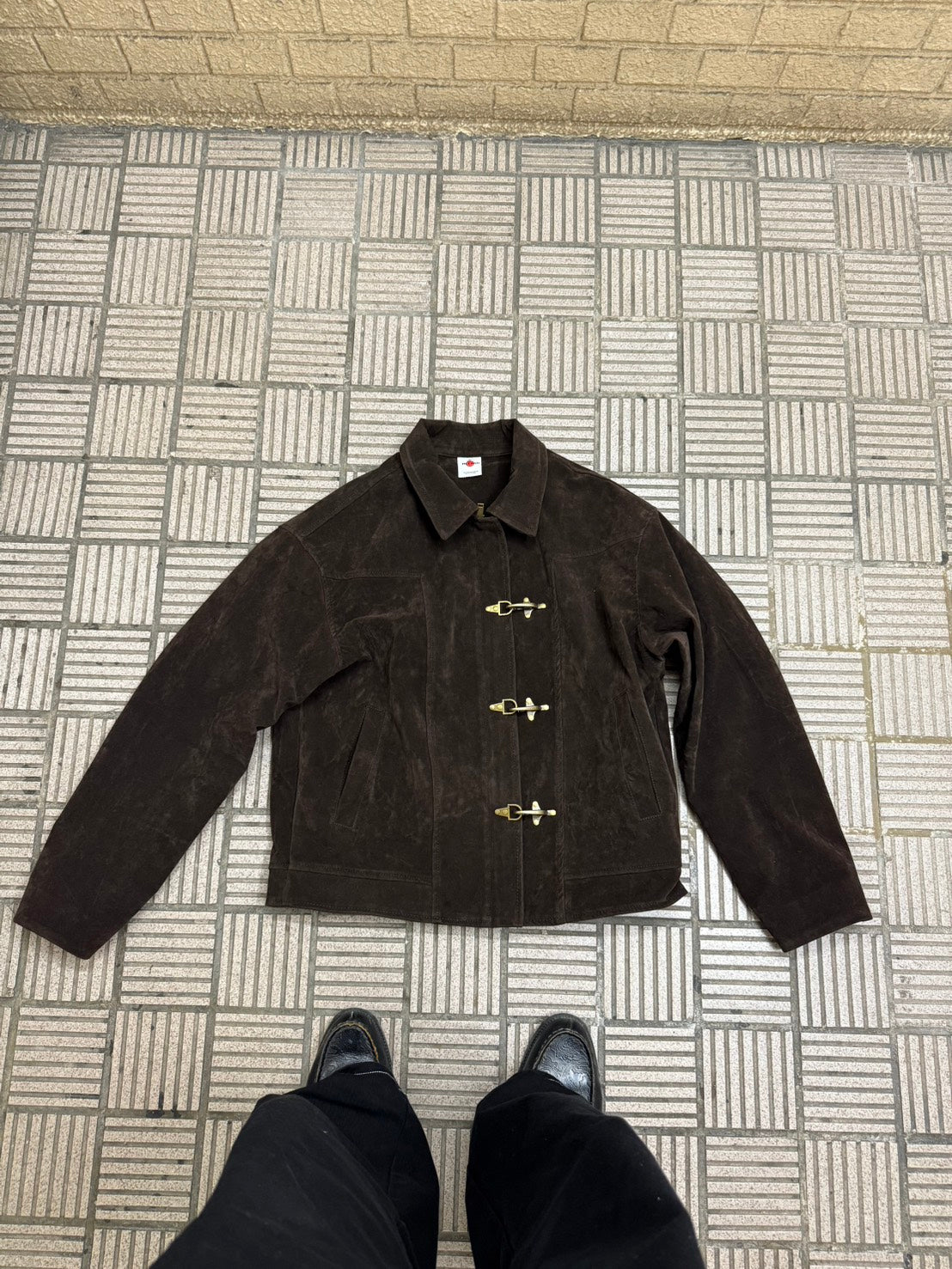 メタルトグルスエードブルゾン　PP005