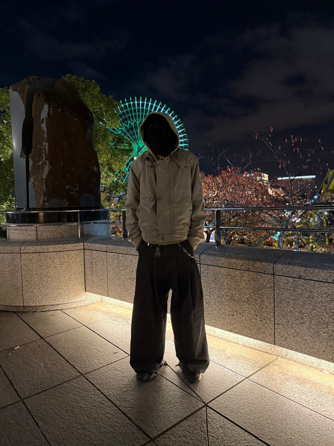 ボア襟付きファイヤーマンジャケット XF-001