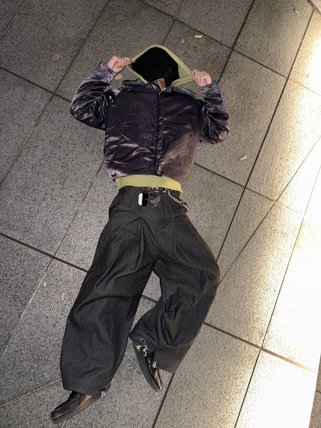 ファーカラーMA1フライトジャケット/ 中綿あり  XF-002