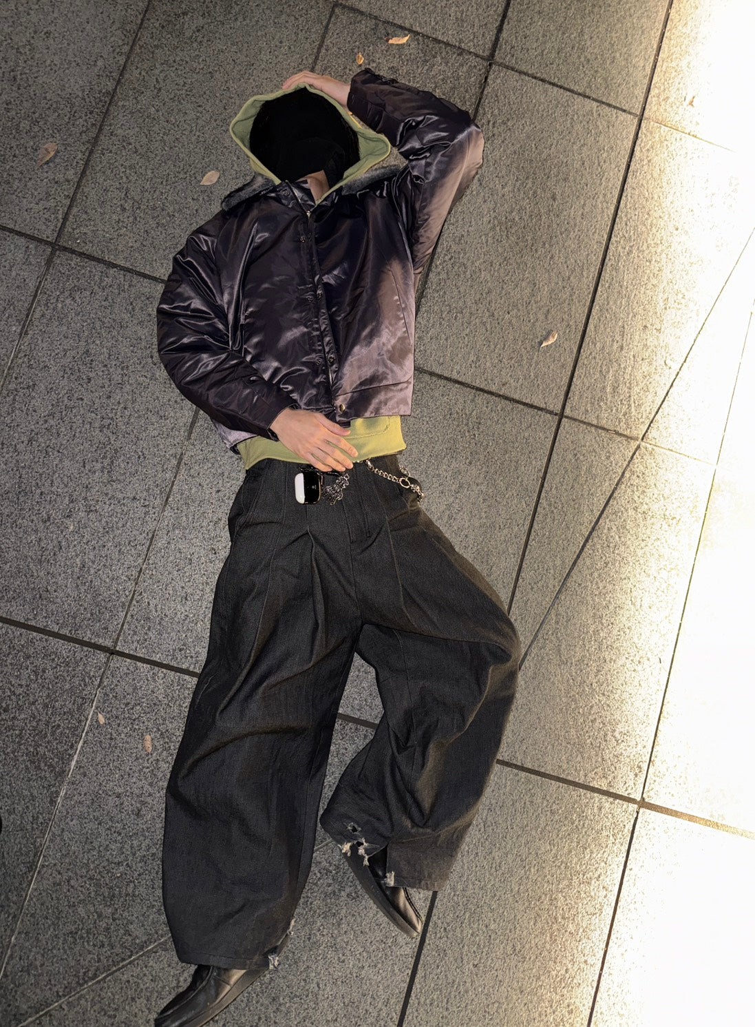 ファーカラーMA1フライトジャケット/ 中綿あり  XF-002