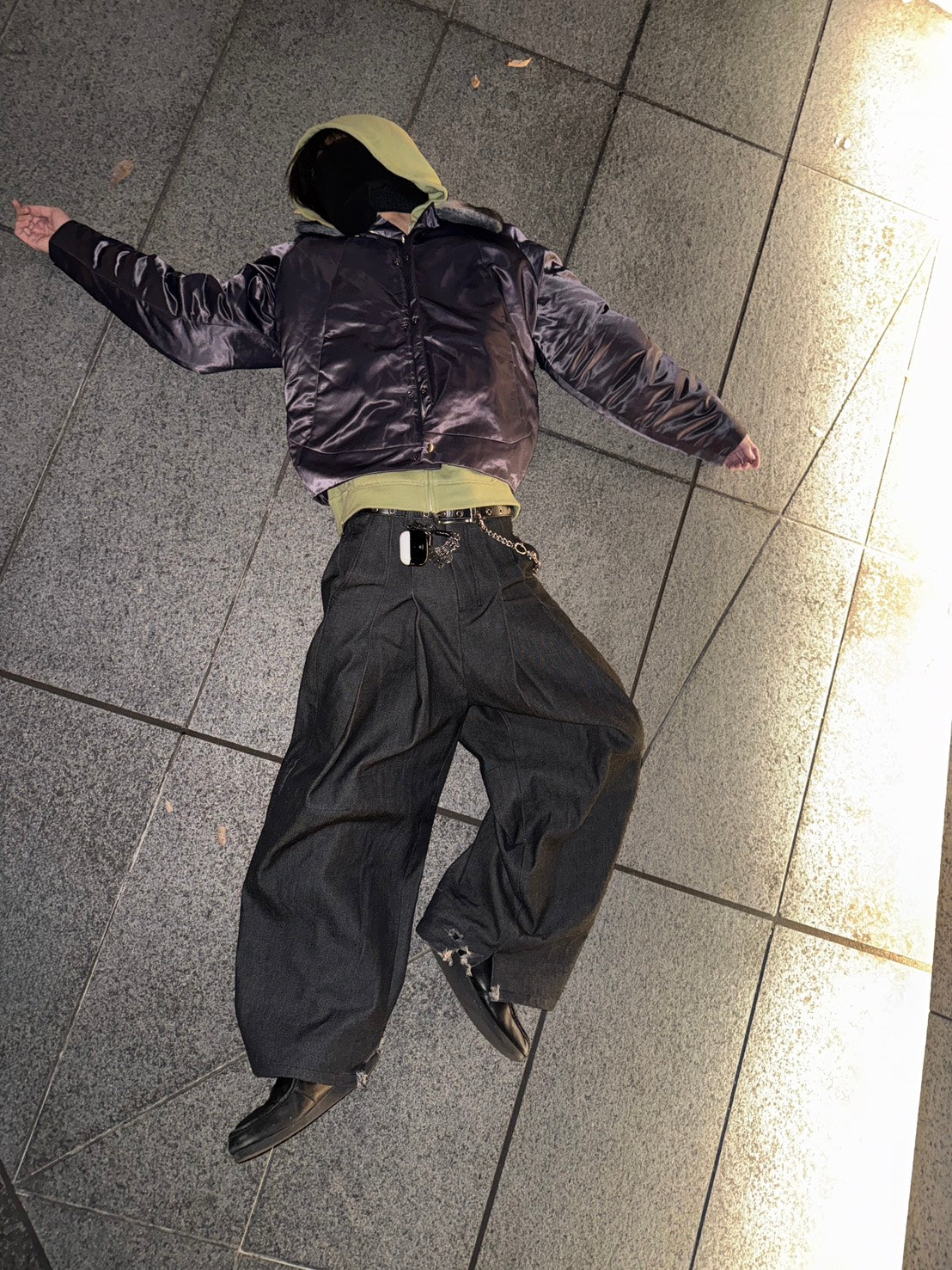 ファーカラーMA1フライトジャケット/ 中綿あり  XF-002