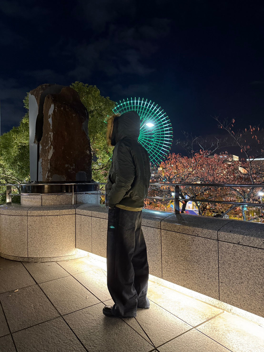 ファーフード付きN-2Bミリタリーショートブルゾン　XF-003