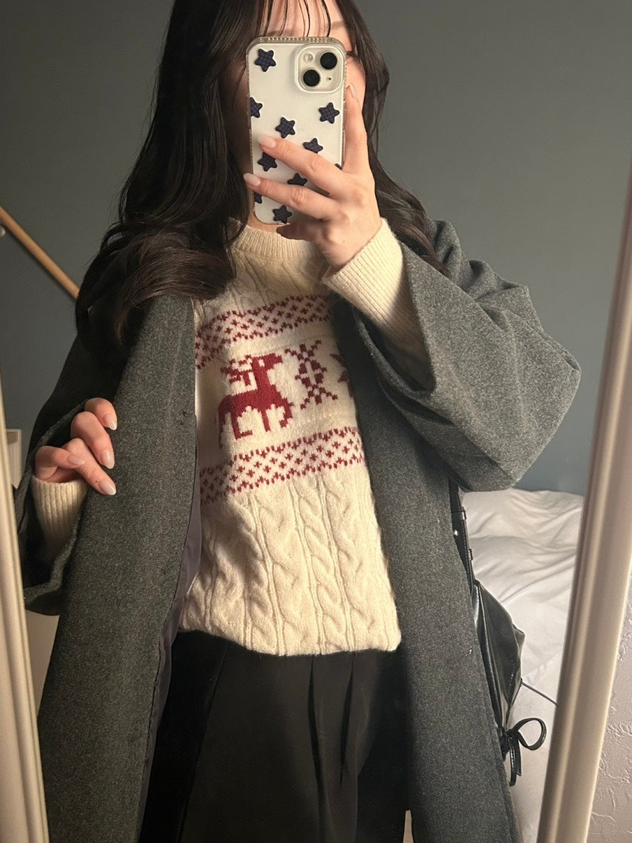 フェアアイルホリデー ニットプルオーバー OT-030