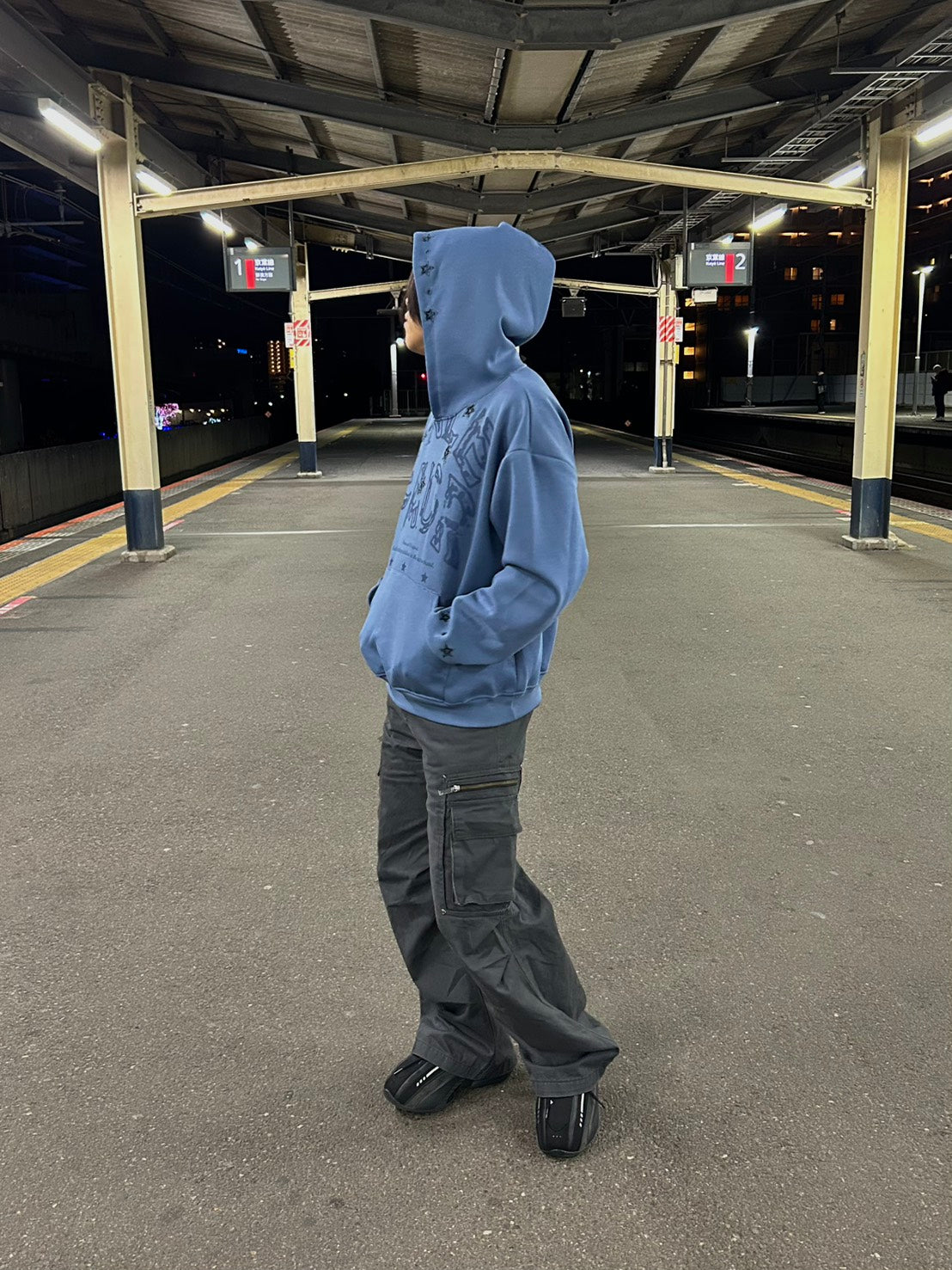 スターエンブロイダリー ヴィンテージフーディ　SHY-001