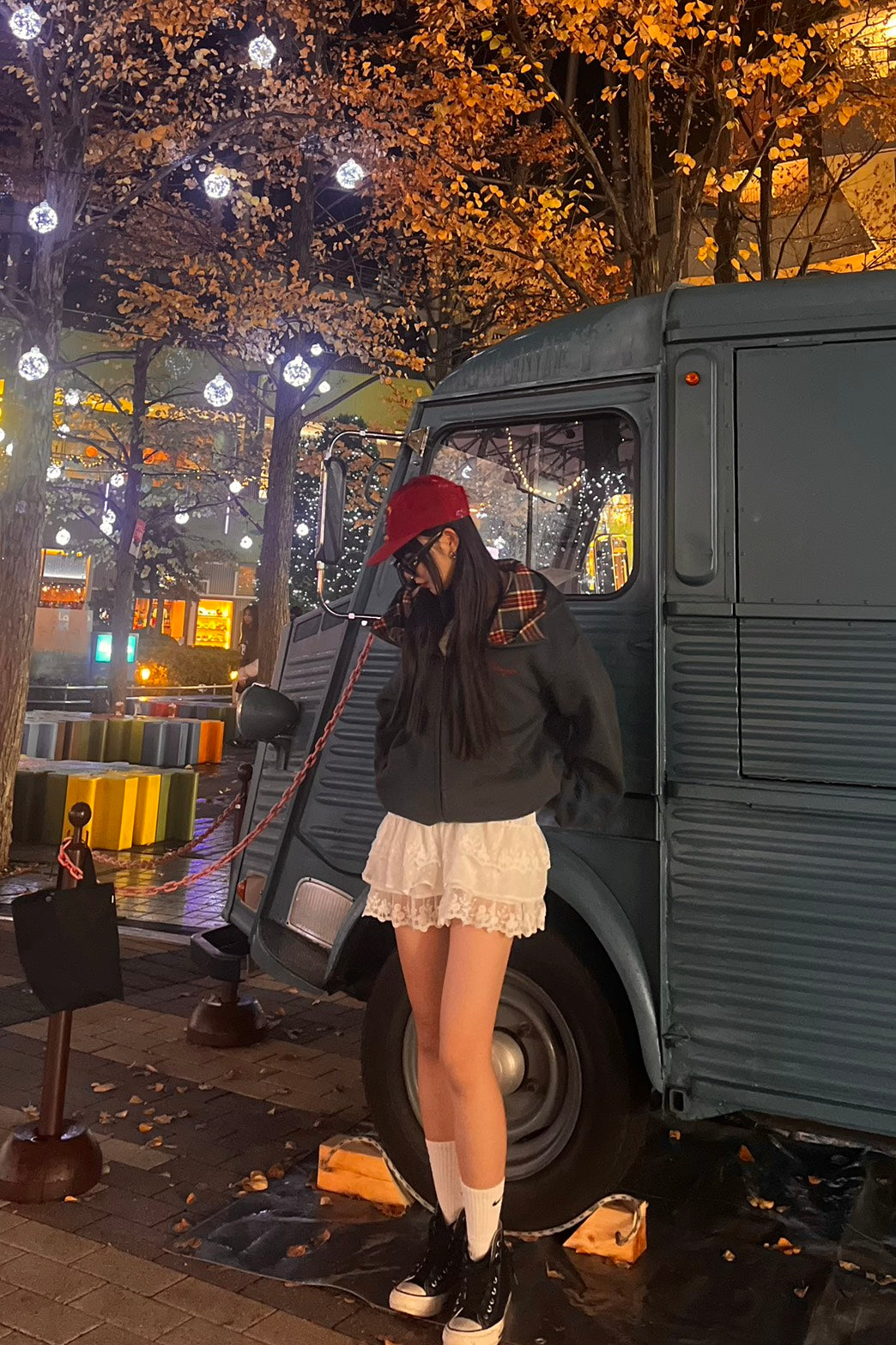 チェックライナー ジップスウェットフーディ LO-003