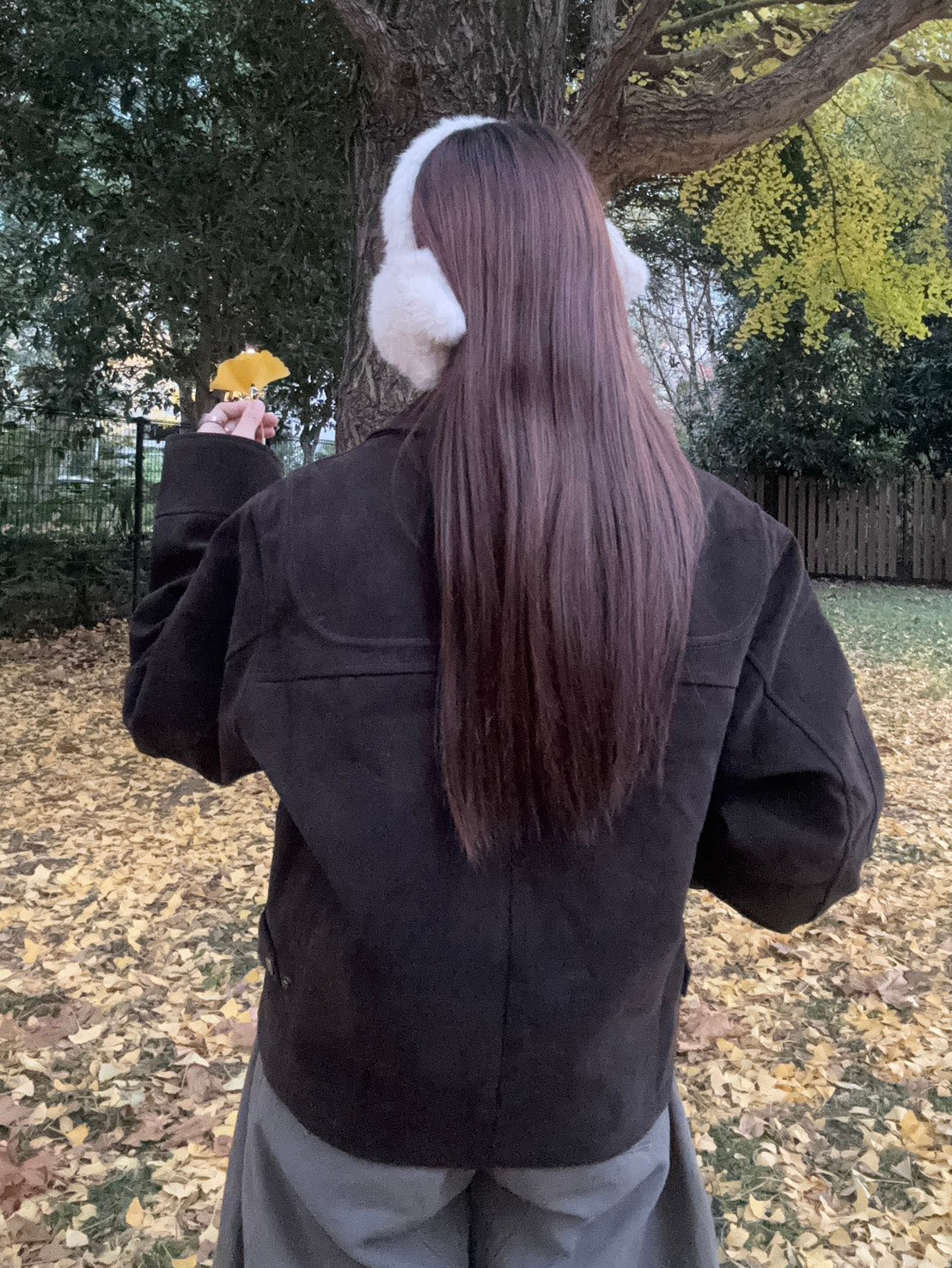 スエードタッチ フックトグルショートブルゾン　EA-013