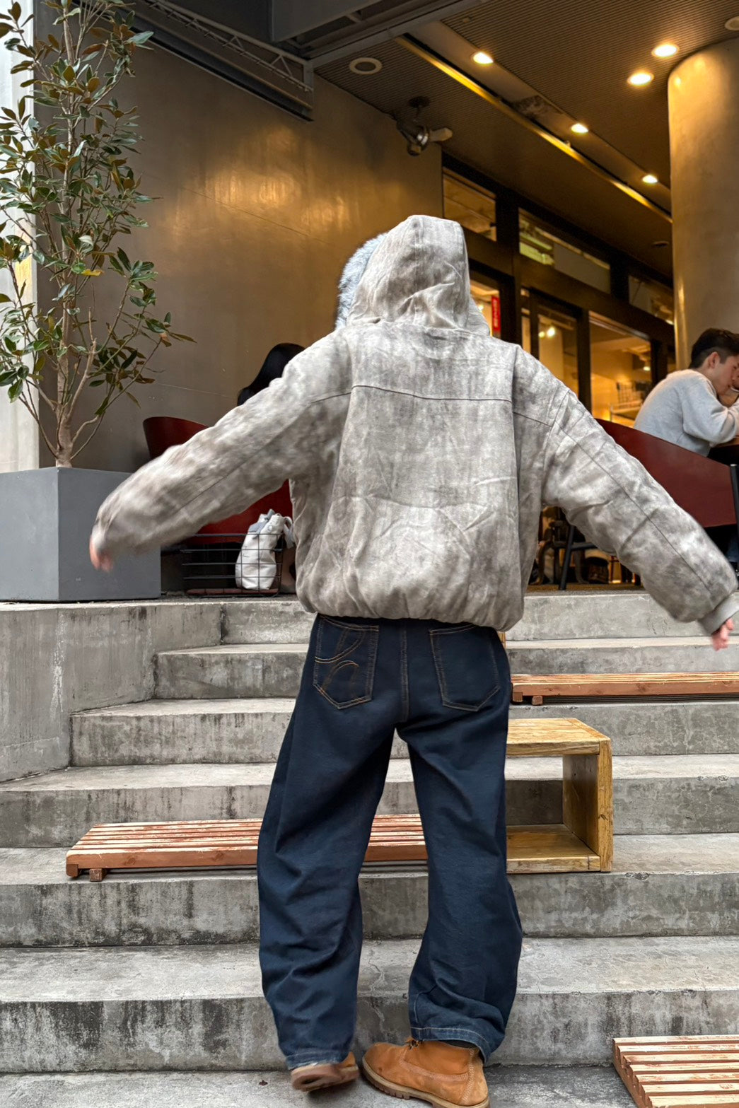 り*ー様 NOsWEA パーカー フーディー 色違い2着セット ノエミー NOEMIE 2WAYうさ耳ユニセックスZIPパーカー （紫