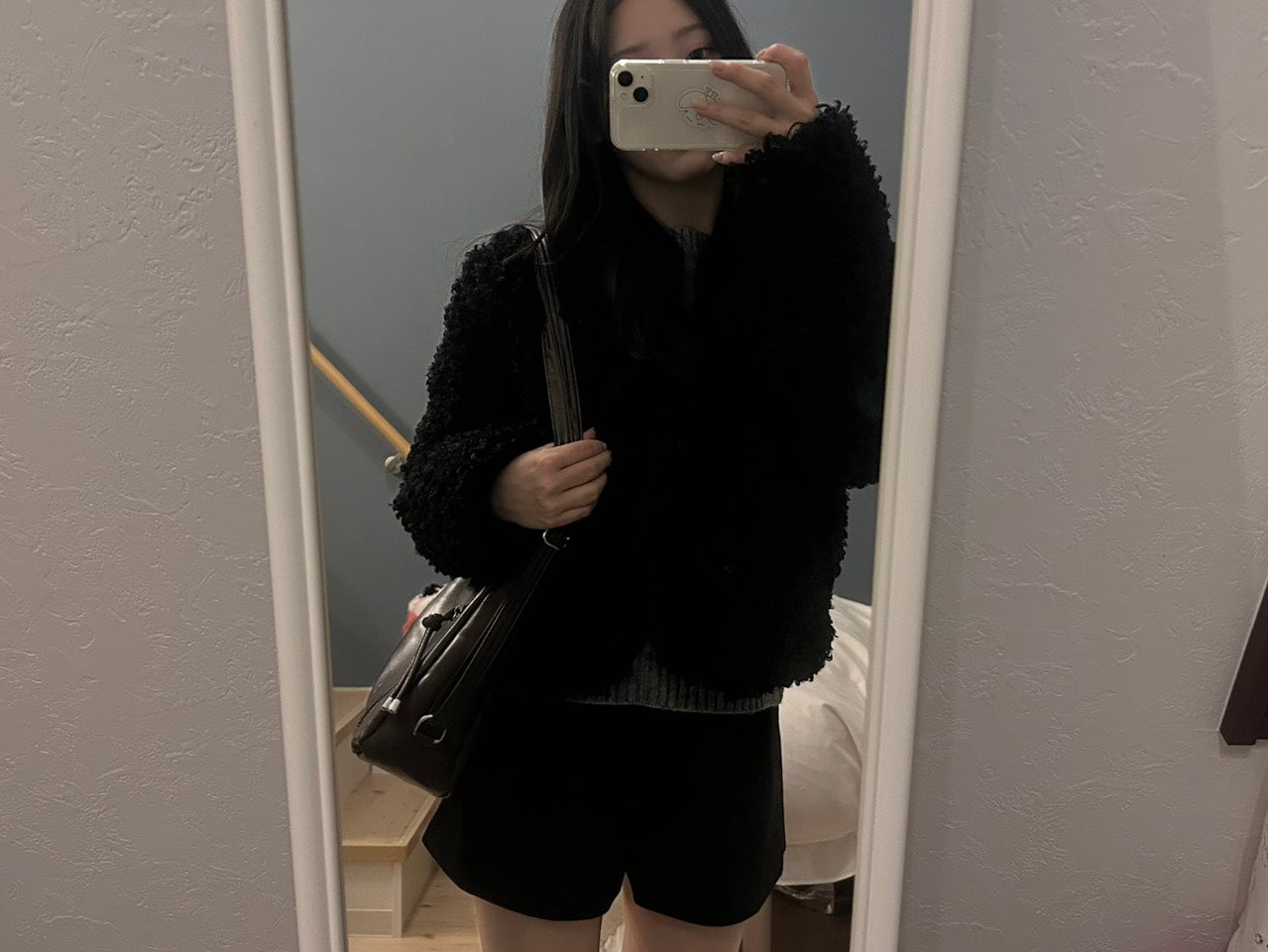 ボアファー ショートフリースジャケット OT-034