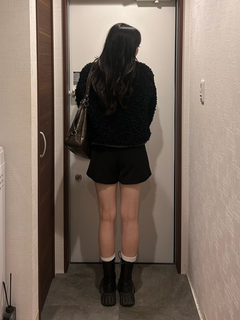 ボアファー ショートフリースジャケット OT-034