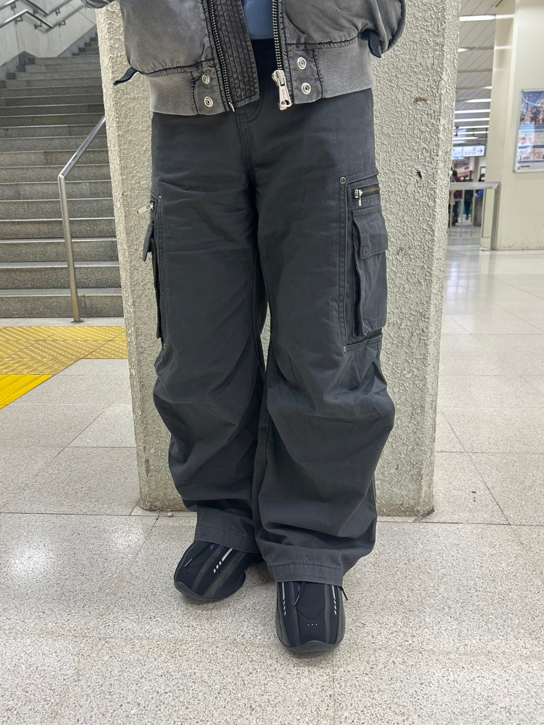 デコラジップ カーブワイドカーゴパンツ SHY-002