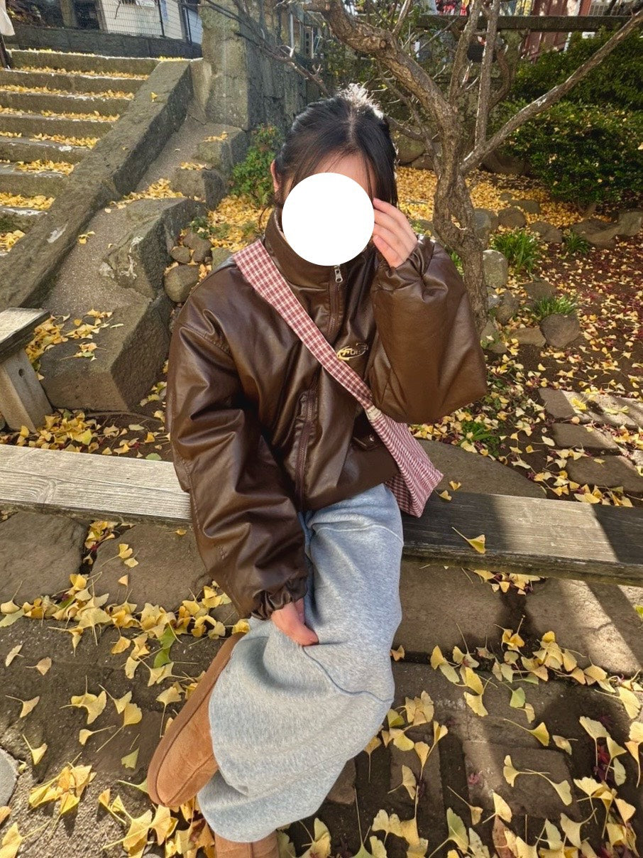 リバーシブルボアレザージャケット　TC-002