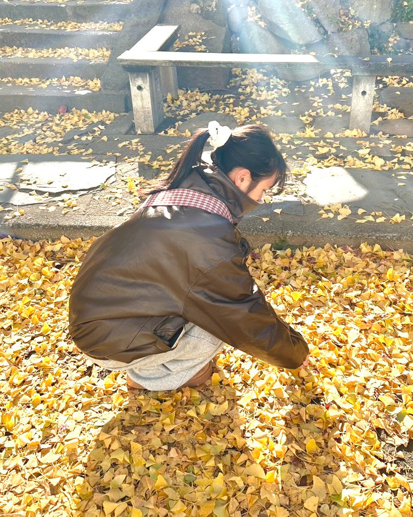 リバーシブルボアレザージャケット　TC-002