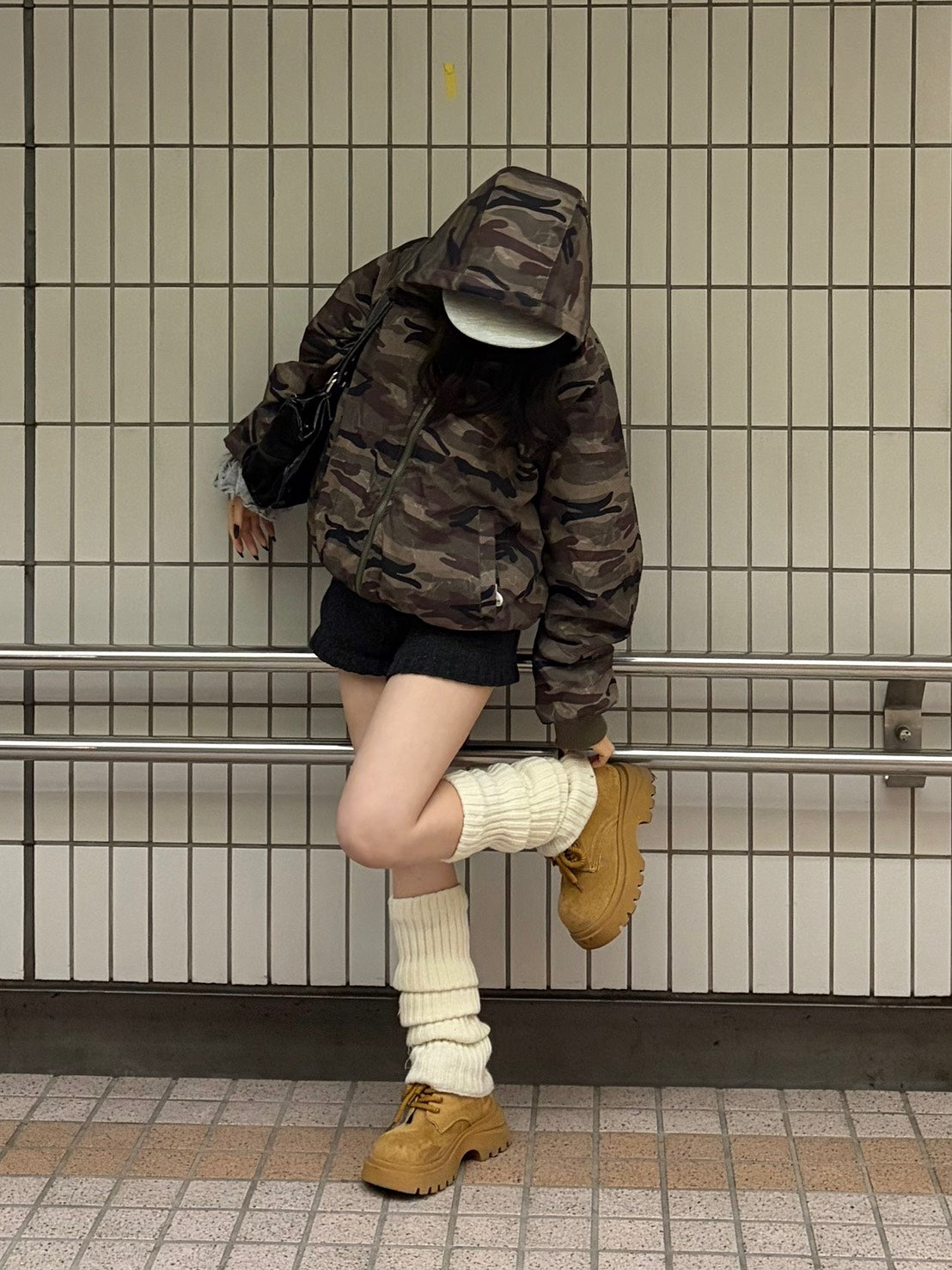 リバーシブル迷彩パーカー MI-036