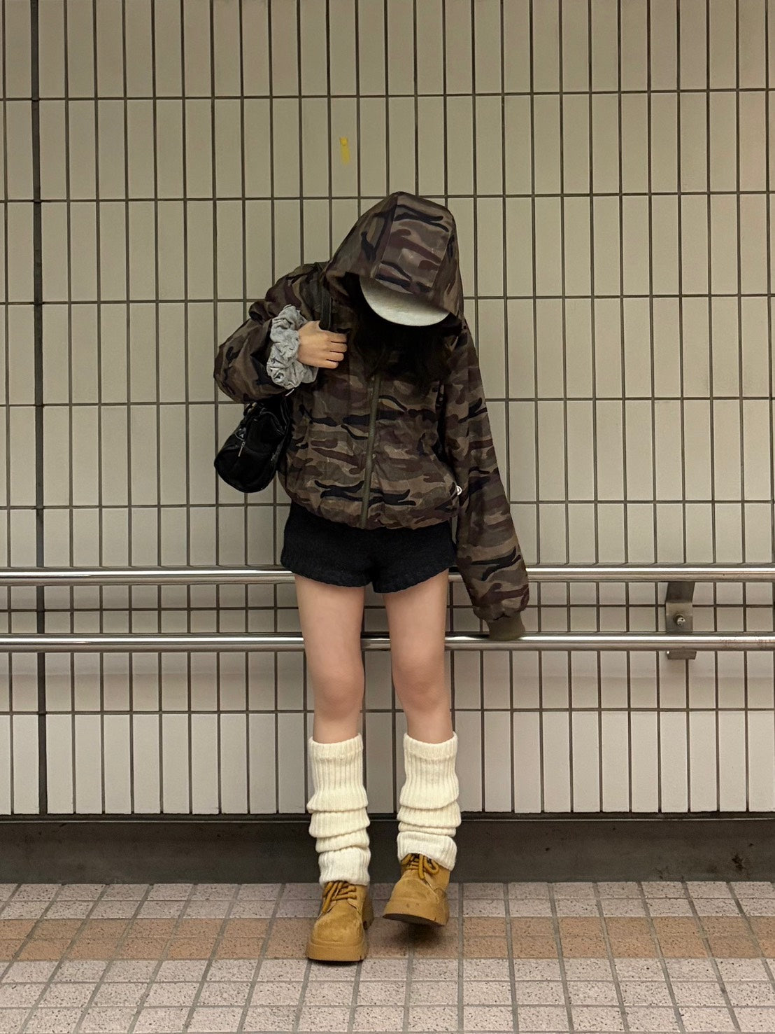 リバーシブル迷彩パーカー MI-036