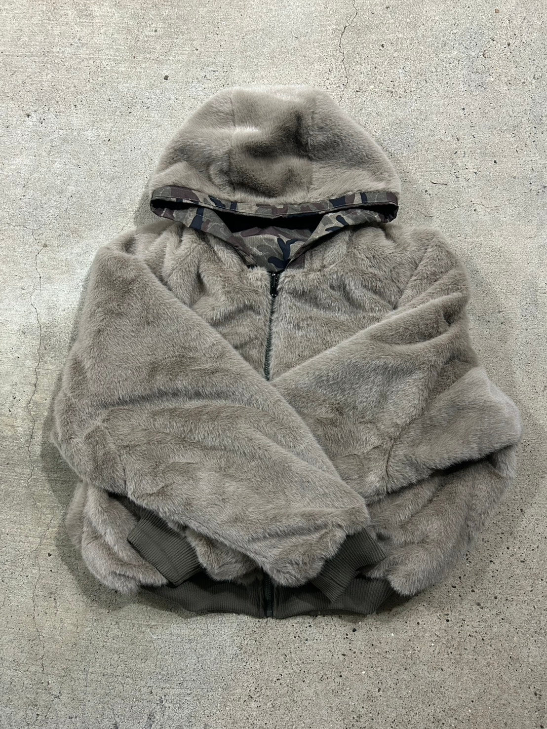 リバーシブル迷彩パーカー MI-036