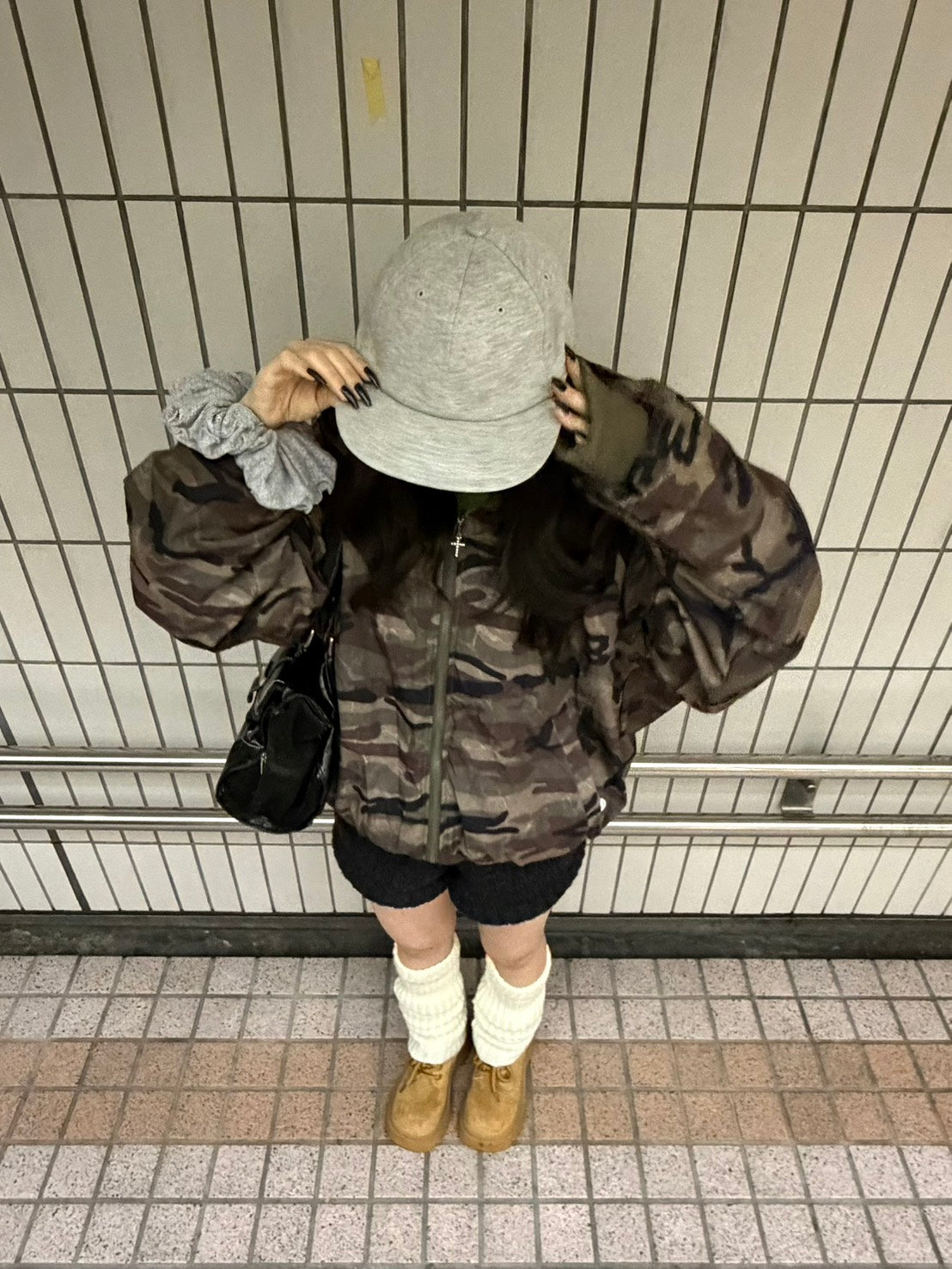 リバーシブル迷彩パーカー MI-036