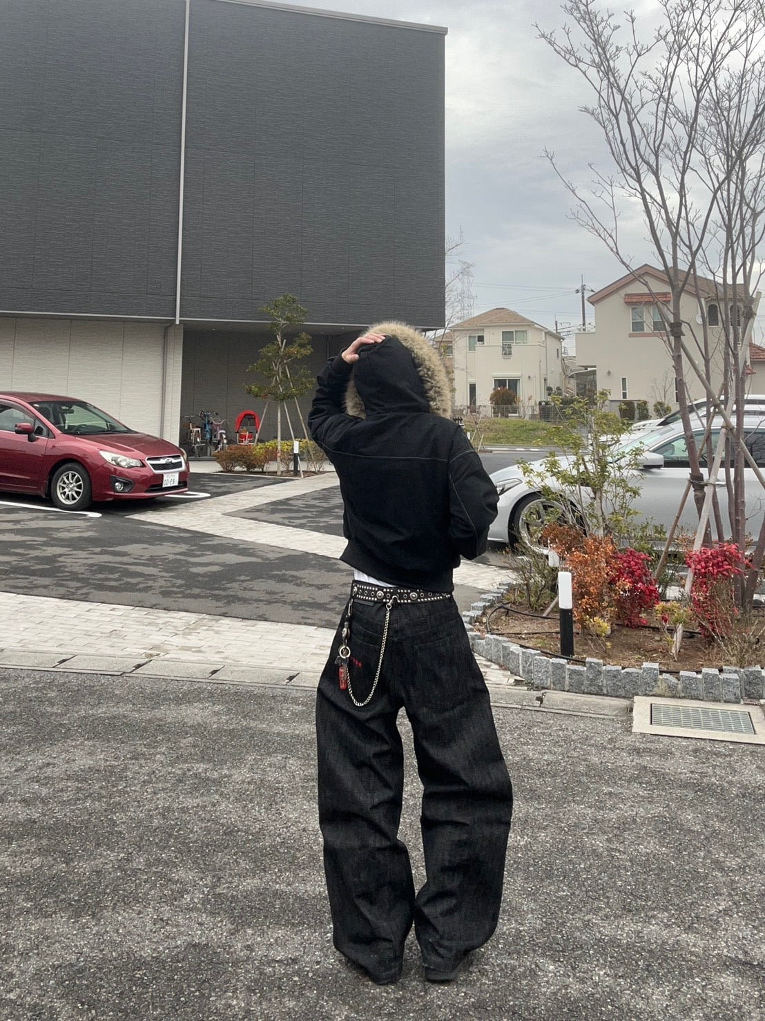 ファー付きショートジャケット RYU-001