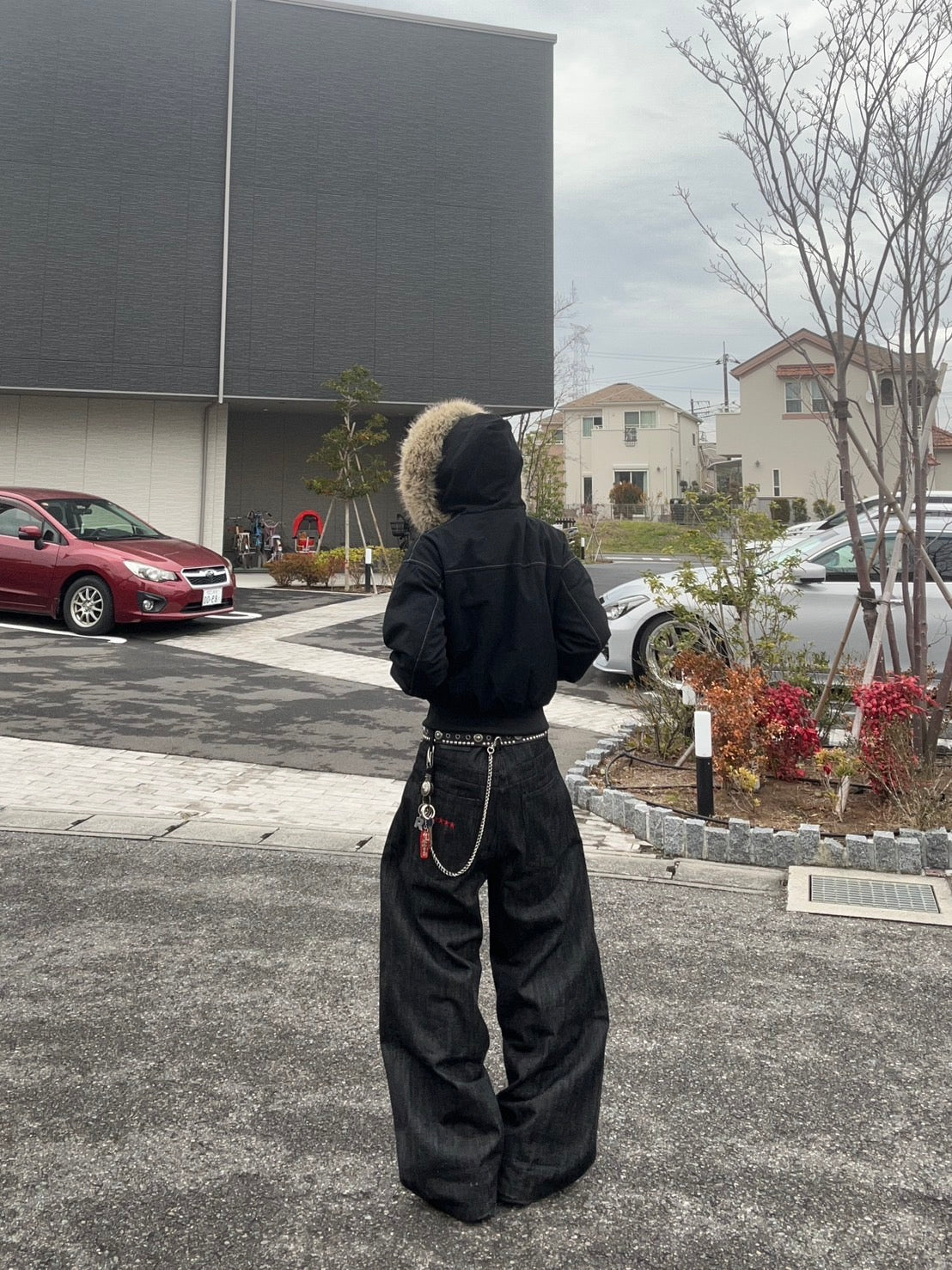 ファー付きショートジャケット RYU-001