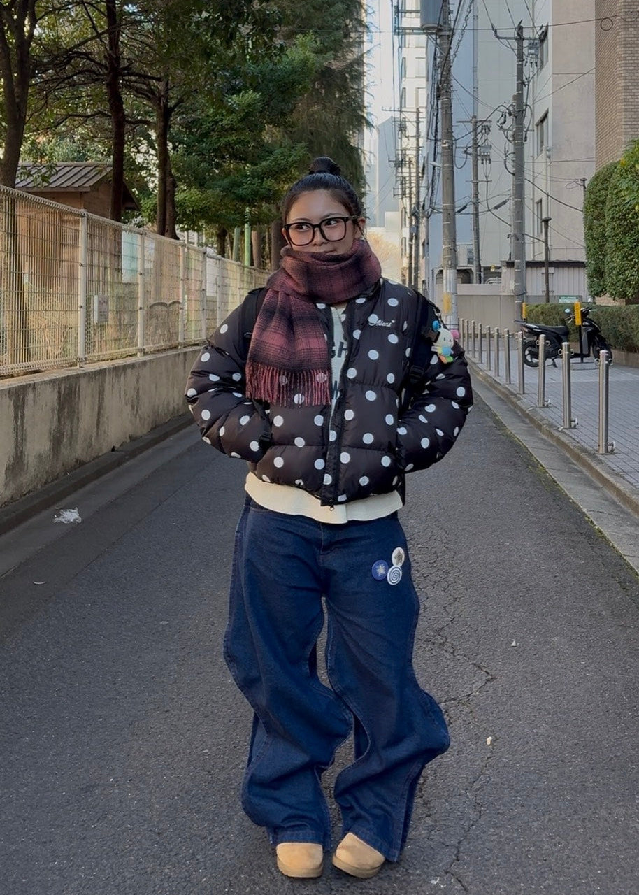 ドッド柄中綿ジャケット TR-009