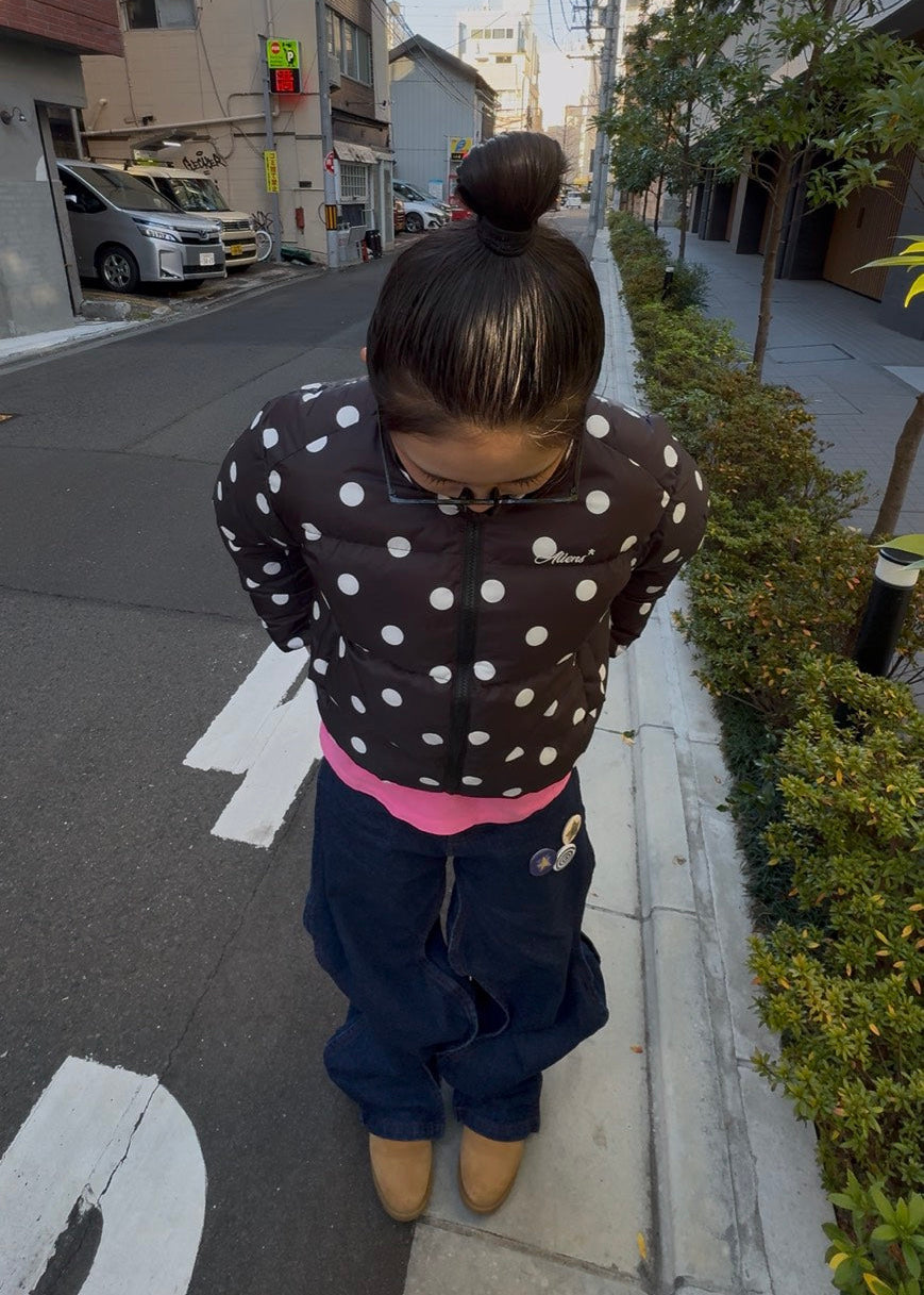 ドッド柄中綿ジャケット TR-009