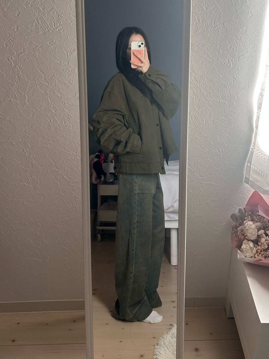 ヴィンテージワークショートジャケット OT-038